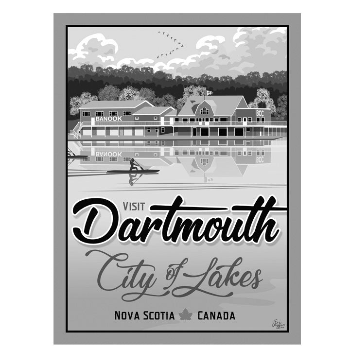 Destination Art - Visit Dartmouth Black and White